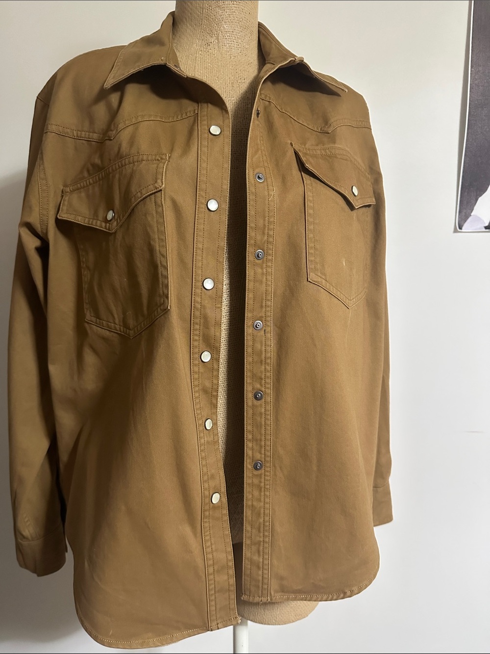 Banana Republic Men's Casual Brown Button-Front Jacket